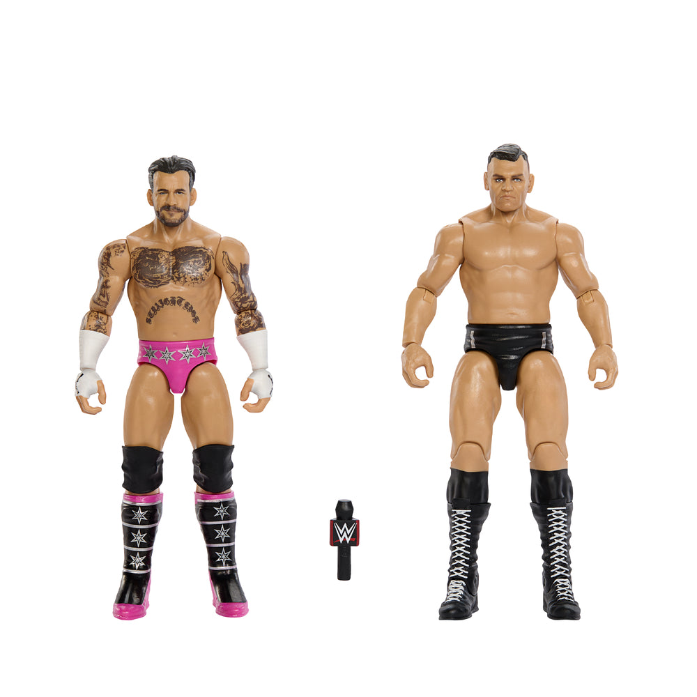 WWE Main Event Showdown 2-Pack CM Punk vs Gunther S28 Mattel JHJ67