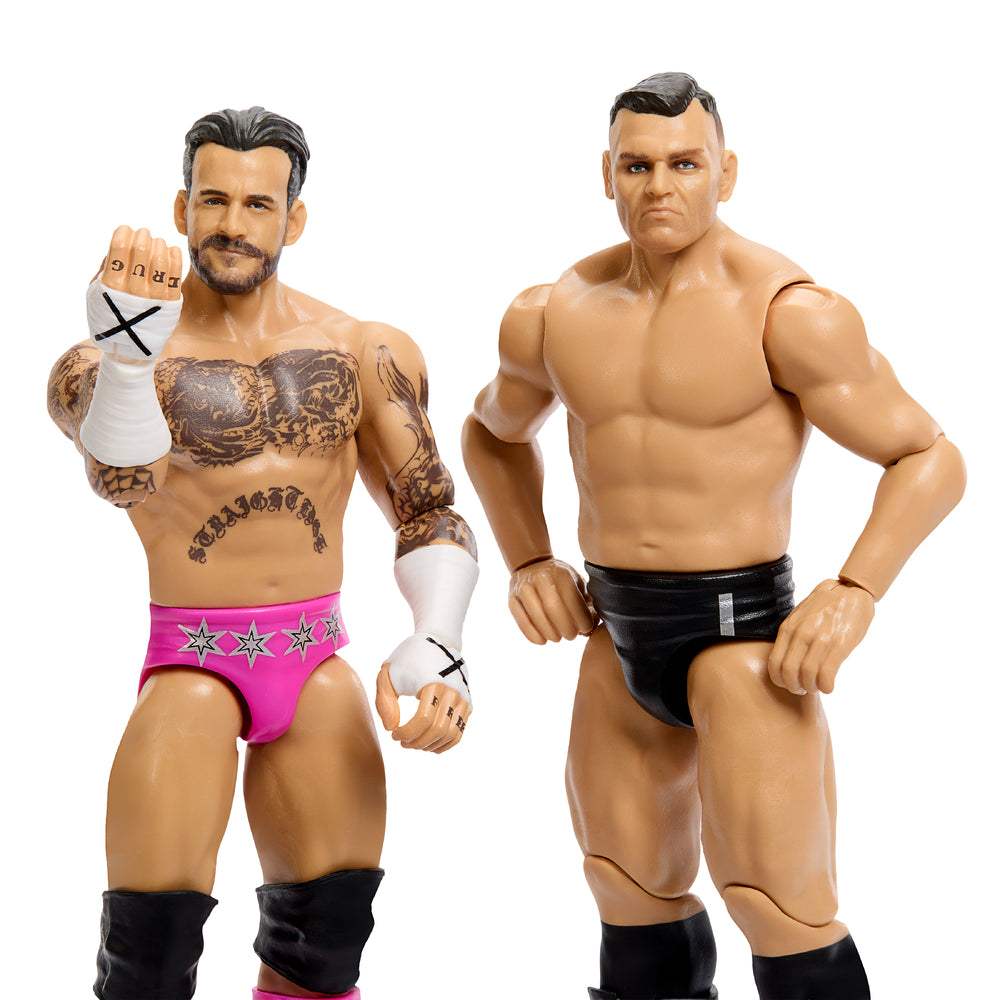 WWE Main Event Showdown 2-Pack CM Punk vs Gunther S28 Mattel JHJ67