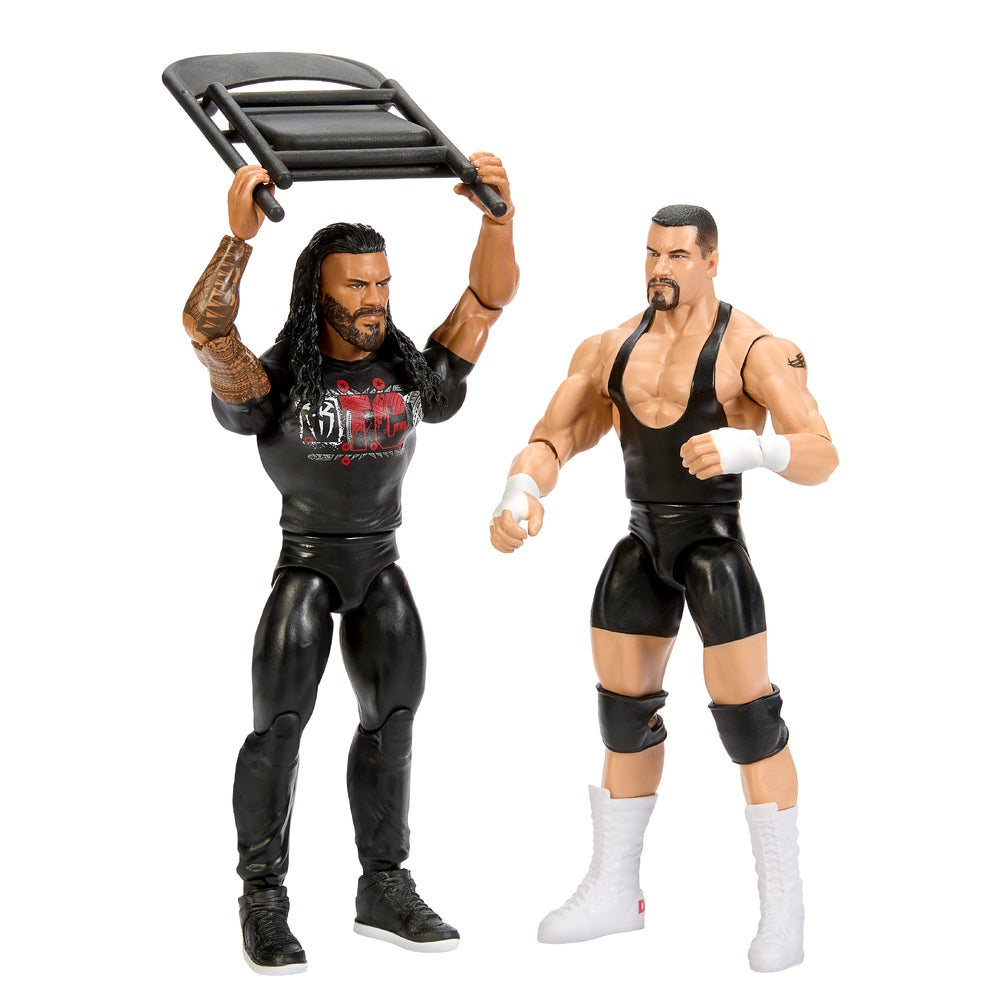 WWE Main Event Showdown 2-Pack Roman Reigns vs Bron Breakker S28 Mattel JHJ68 - image 3