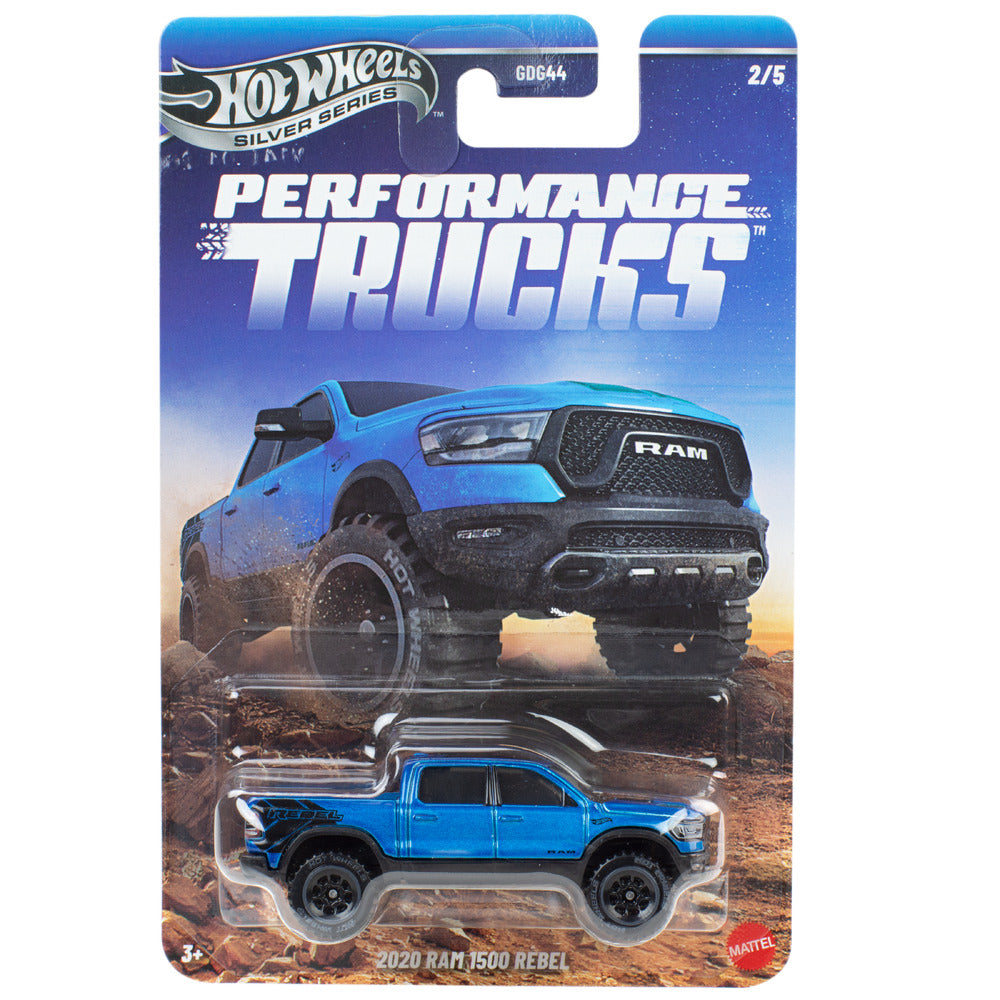 Hot Wheels Silver Series - Performance Trucks: 2020 RAM 1500 Rebel 2/5 JKX73