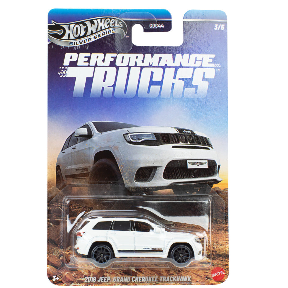 Hot Wheels Silver Series - Performance Trucks: '19 Jeep G.C Trackhawk 3/5 JKX73