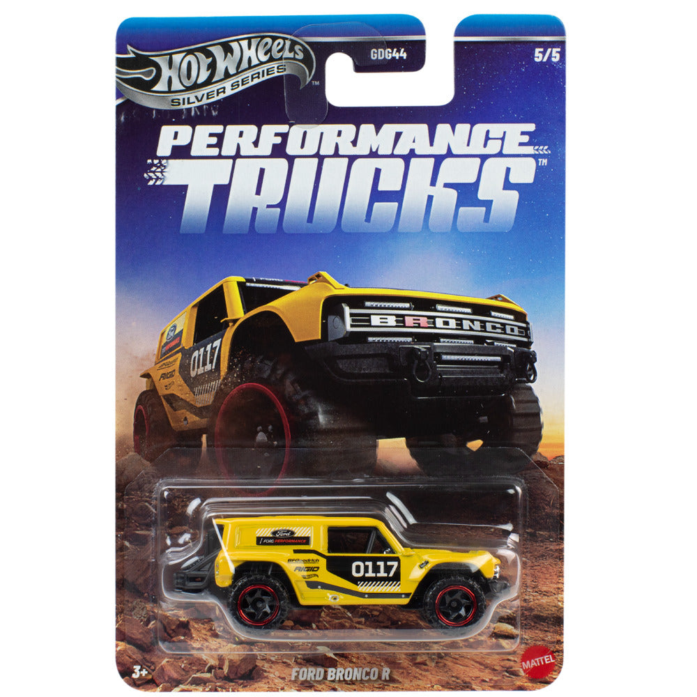 Hot Wheels Silver Series - Performance Trucks: Ford Bronco R/5 JKX74