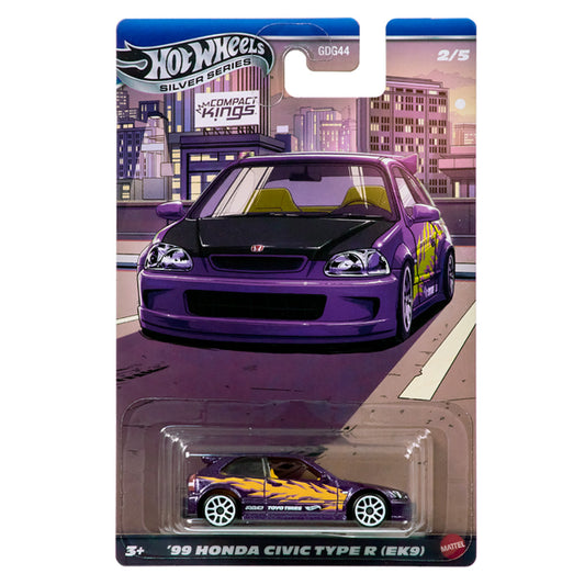 Hot Wheels Silver Series - Compact Kings: '99 Honda Civic Type R (EK9) 2/5 JKX57