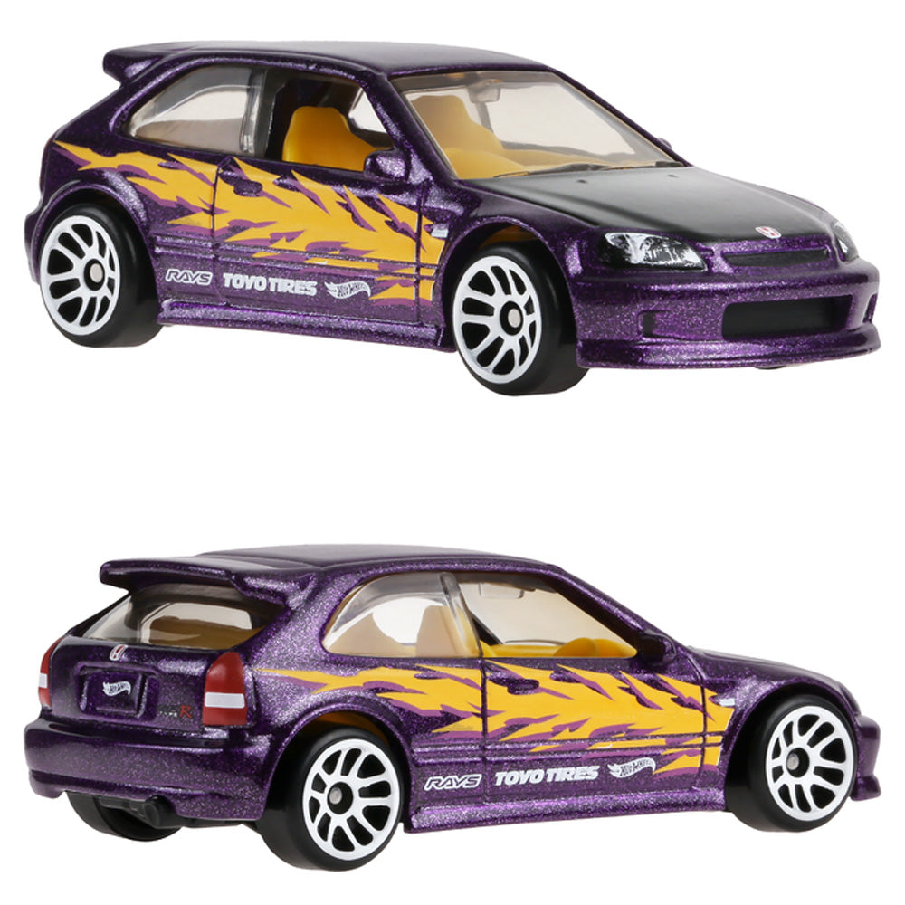 Hot Wheels Silver Series - Compact Kings: '99 Honda Civic Type R (EK9) 2/5 JKX57