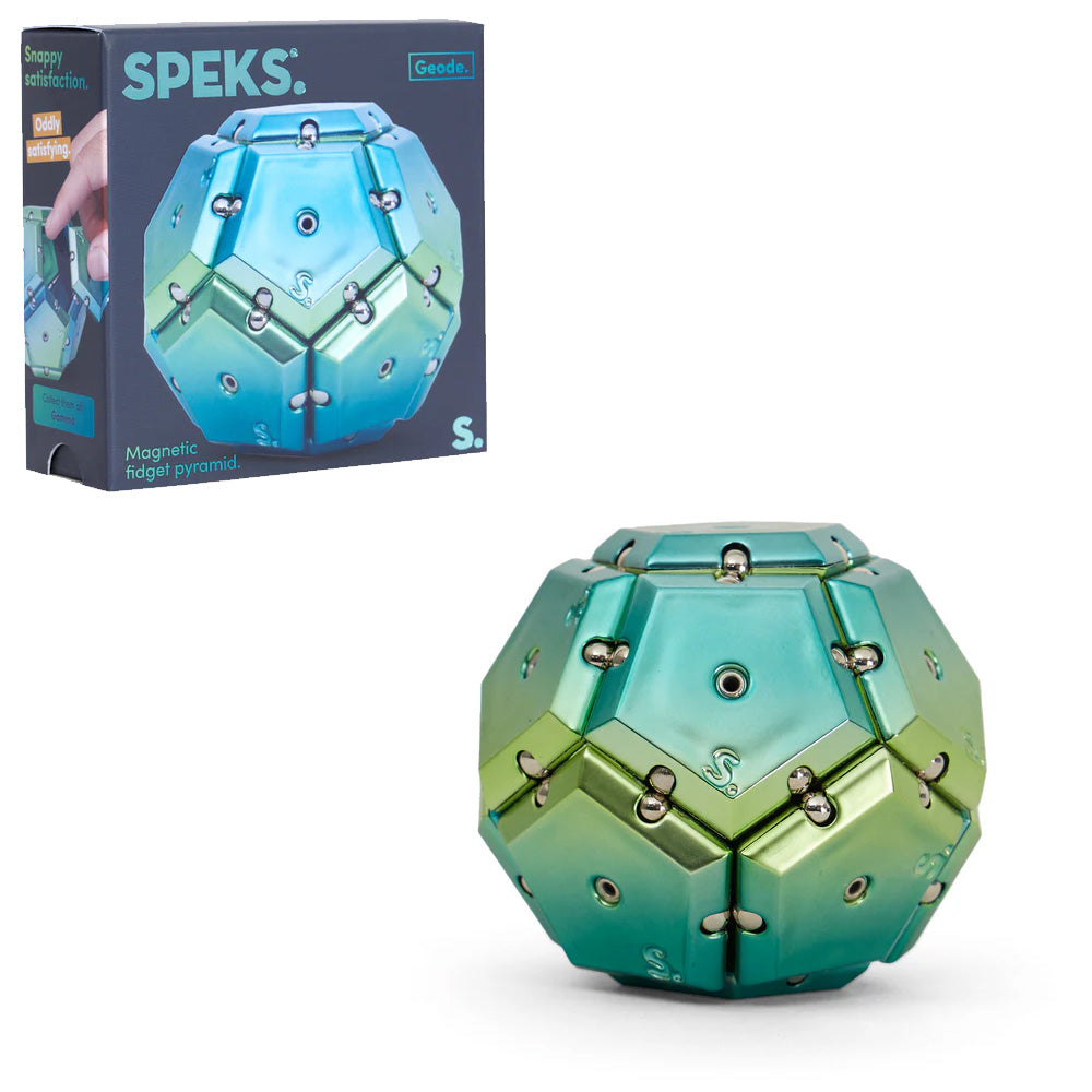 Speks Geode Sphere Chrome - Magnetic Fidget Toy
