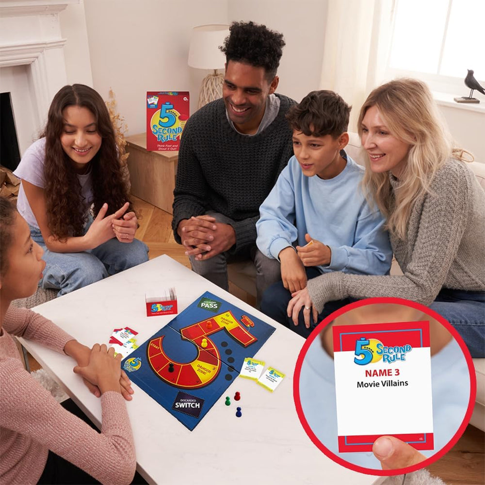 5 Second Rule - Fast Paced Family Card Game - Playmonster