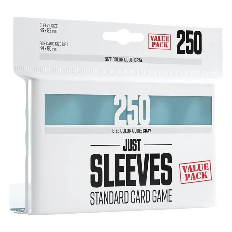 Gamegenic Just Sleeves: Standard Card Game Value Pack: Clear (250)