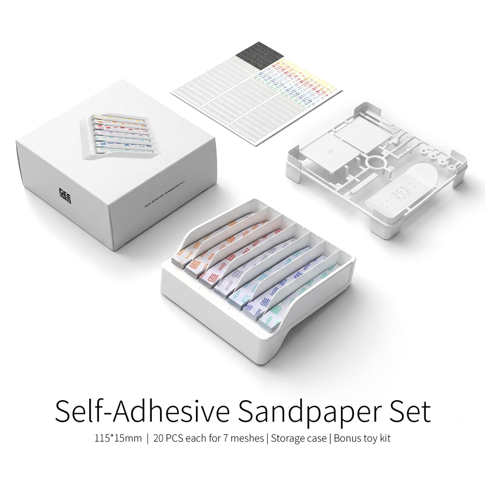 GEE HOBBY Self-Adhesive Sandpaper Set GH-SP-S01