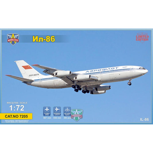 Modelsvit 7205 Ilyushin IL-86 GIANT SERIES! 1:72 Aircraft Model Kit