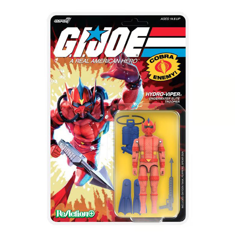 Super7 G.I. Joe ReAction+ Wave 7 - Hydro Viper (Comic) Action Figure