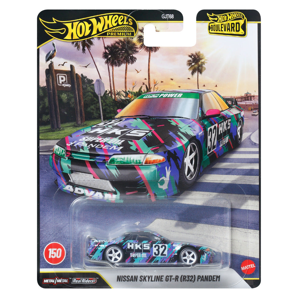 Hot Wheels Premium - Boulevard: Nissan Skyline GT-R (R32) Pandem JHW41