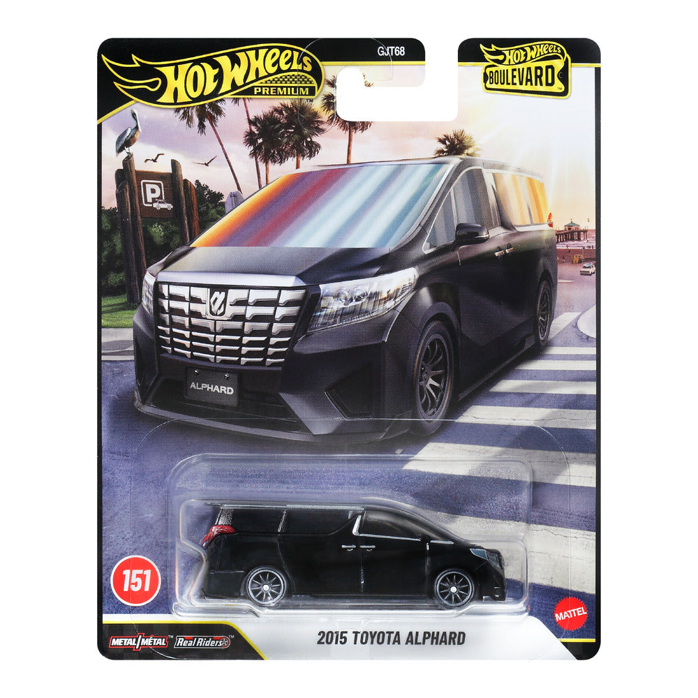 Hot Wheels Premium Boulevard Toyota Alphard Age 3+ Mattel JHW20