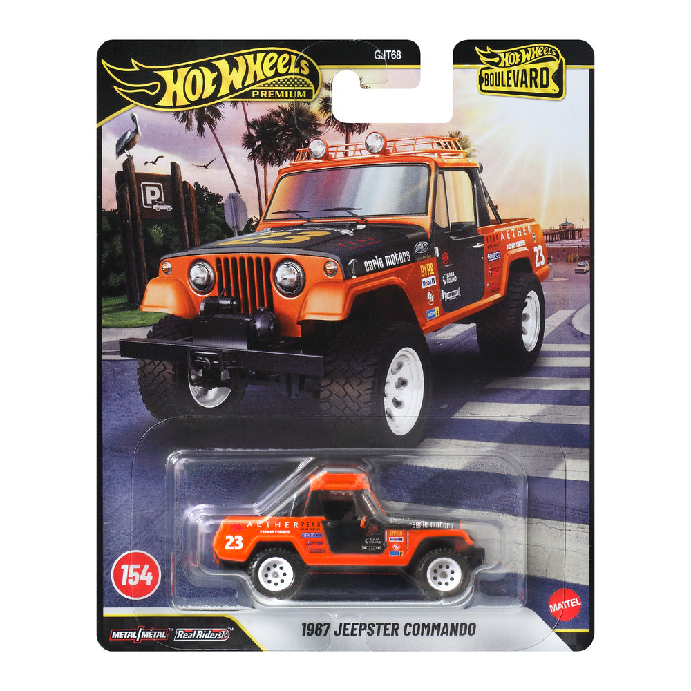 Hot Wheels Premium Boulevard 1967 Jeepster Commando Age 3+ Mattel JHW29