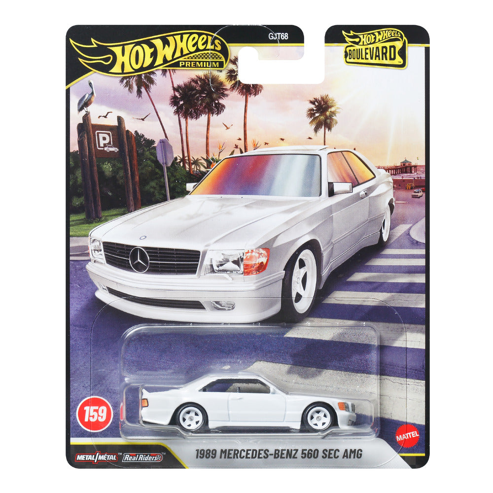 Hot Wheels Premium Boulevard 89 Mercedes-Benz 560 SEC AMG Age 3+ Mattel JHW37