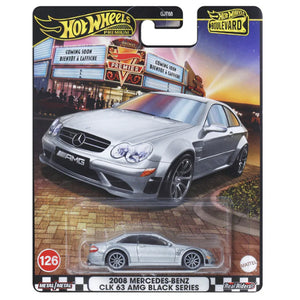 Hot Wheels Premium - Boulevard: '08 Mercedes-Benz CLK63 AMG Black JBL07 #126