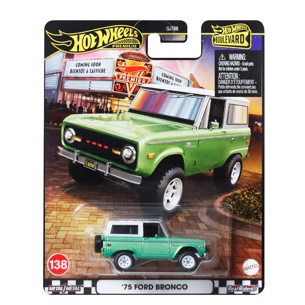 Hot Wheels Premium - Boulevard: '75 Ford Bronco JBL12 #138