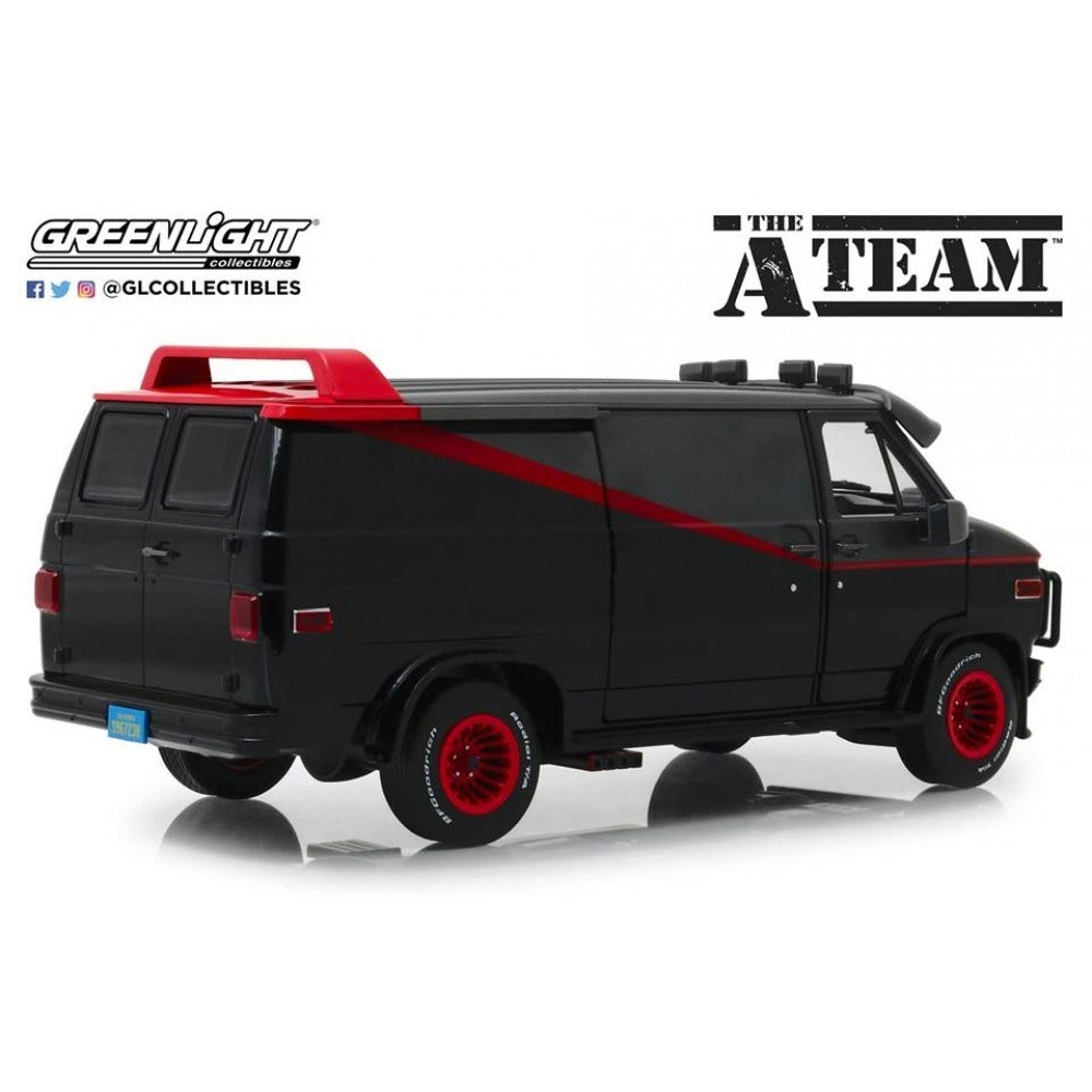 Greenlight 1:18 The A Team GMC Vandura Van (1983-87 TV Series) Diecast Model
