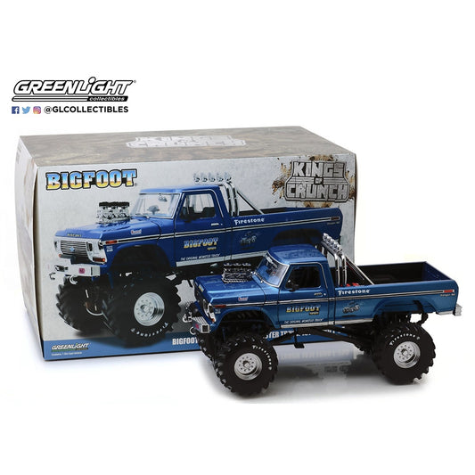 Greenlight Bigfoot No.1 Kings of the Crunch 1974 Ford F-250 48" 1:18 Diecast