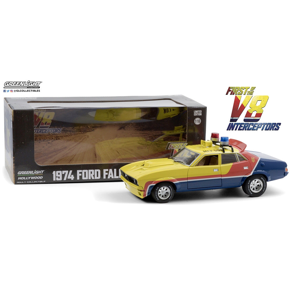 Greenlight 13574 First of The V8 Interceptors 1974 Ford Falcon 1:18 Diecast
