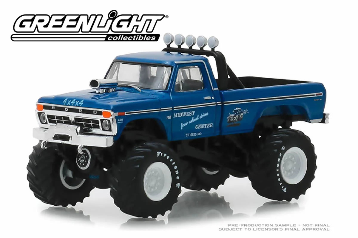 Greenlight Kings of Crunch Midwest 4 - Wheel Drive 1974 Ford F250 Monster Truck