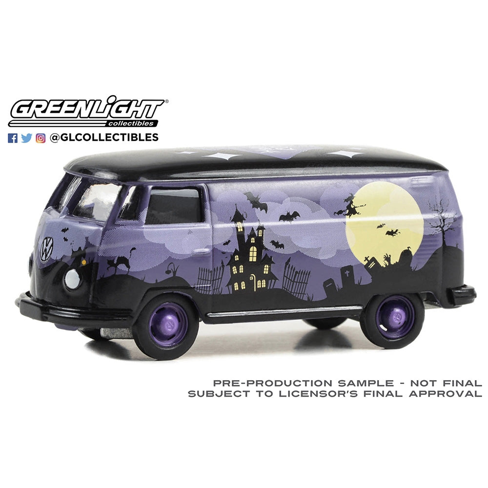 Greenlight 30481 Volkswagen Type 2 Panel Van - Halloween 2024 1:64 Diecast Car