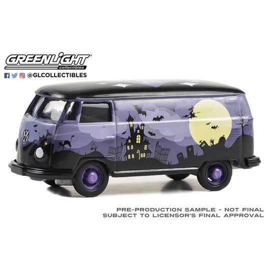 Greenlight 30481 Volkswagen Type 2 Panel Van - Halloween 2024 1:64 Diecast Car