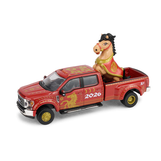 Greenlight 2022 Ford F-450 - Chinese Zodiac 2026 Year of the Horse w/Horse