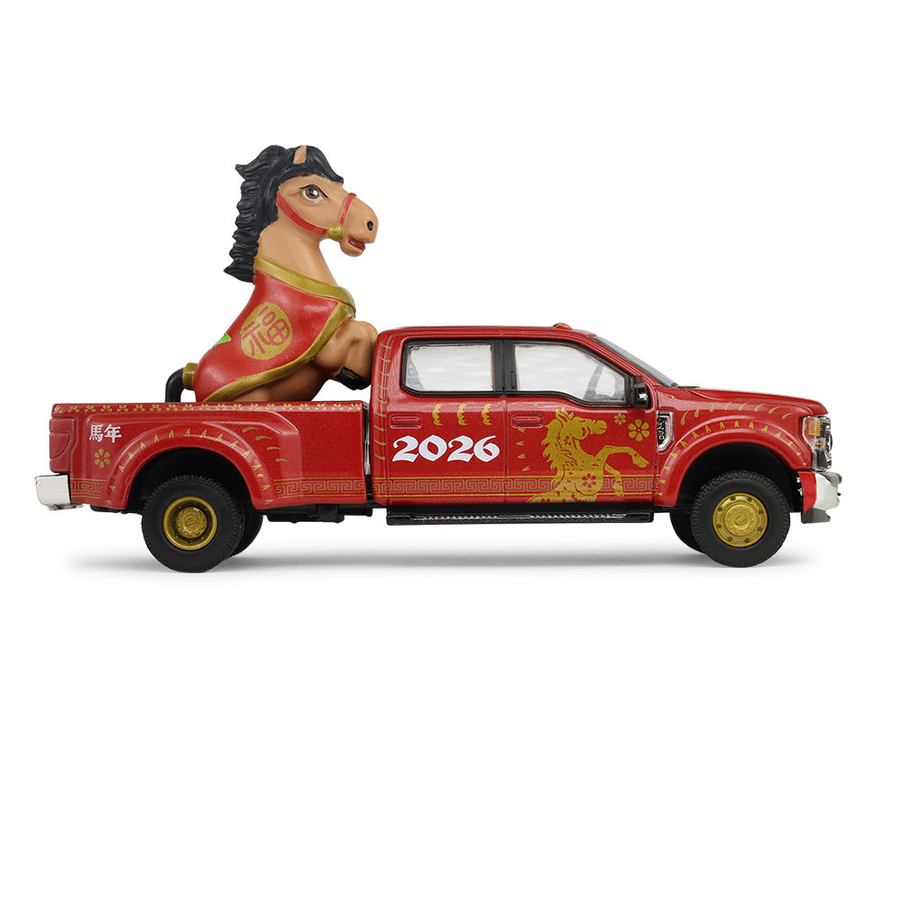 Greenlight 2022 Ford F-450 - Chinese Zodiac 2026 Year of the Horse w/Horse - image 4