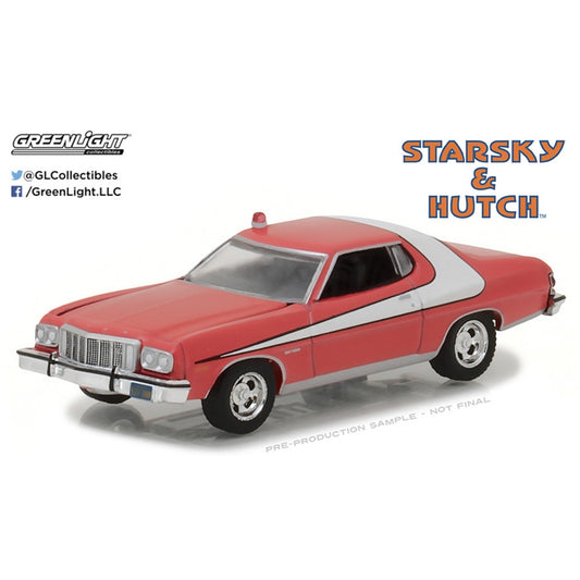 Greenlight 44870-A Starsky & Hutch 1976 Ford Gran Torino 1:64 Diecast Car