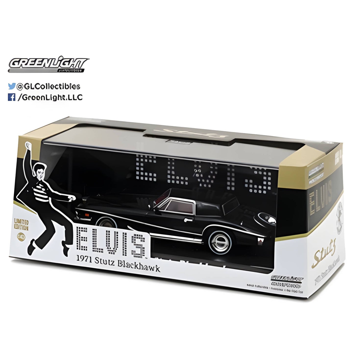 Greenlight 86503 Elvis Presley - 1971 Stutz Blackhawk 1:43
