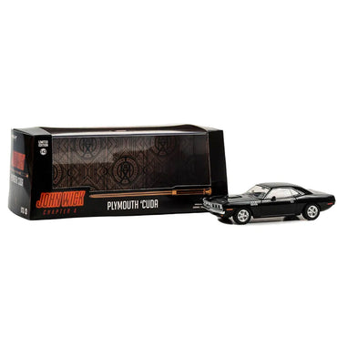Greenlight 86641 1971 Plymouth 'Cuda, John Wick: Chapter 4 (2023) 1:43 Diecast Model