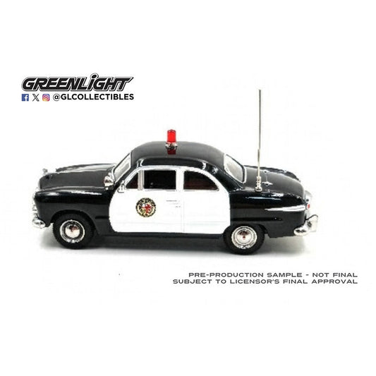 Greenlight 1949 Ford Custom LAPD 1:43 Diecast Car