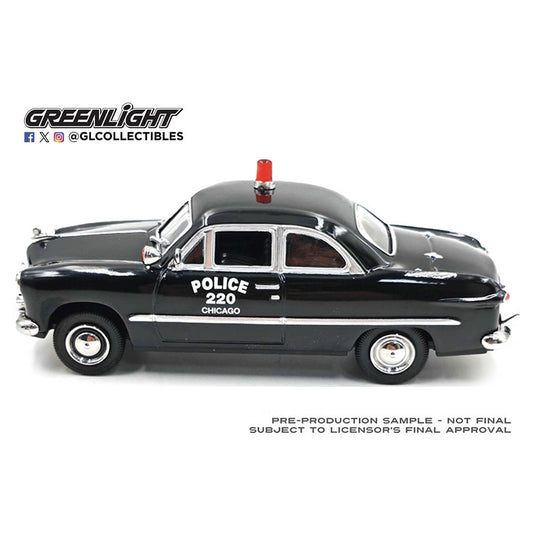Greenlight 1949 Ford Custom Chicago Police 1:43 Diecast Car