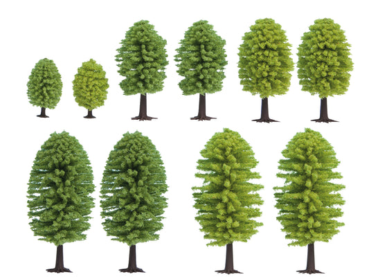 GAUGEMASTER Deciduous Trees (10) GM1800 OO Gauge