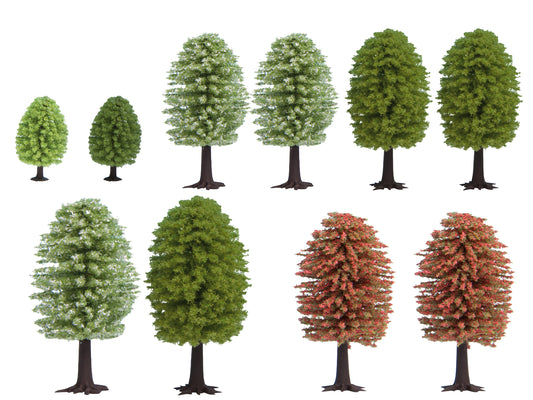 GAUGEMASTER Spring Trees (10) GM1801 OO Gauge