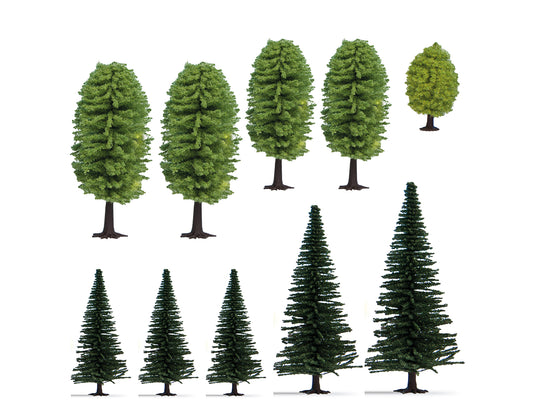 GAUGEMASTER Mixed Forest Trees (10) GM1802 OO Gauge