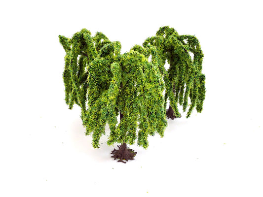 GAUGEMASTER Weeping Willow Trees 3pcs (GM185) GM1823 OO Gauge