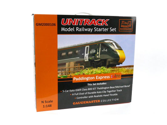 Gaugemaster GWR Class 800/0 Paddington Bear Premium Train Set GM2000106 N Gauge