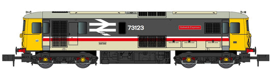 GAUGEMASTER Class 73 123 'Gatwick Express' BR IC Executive Large No's GM2210210 N Gauge