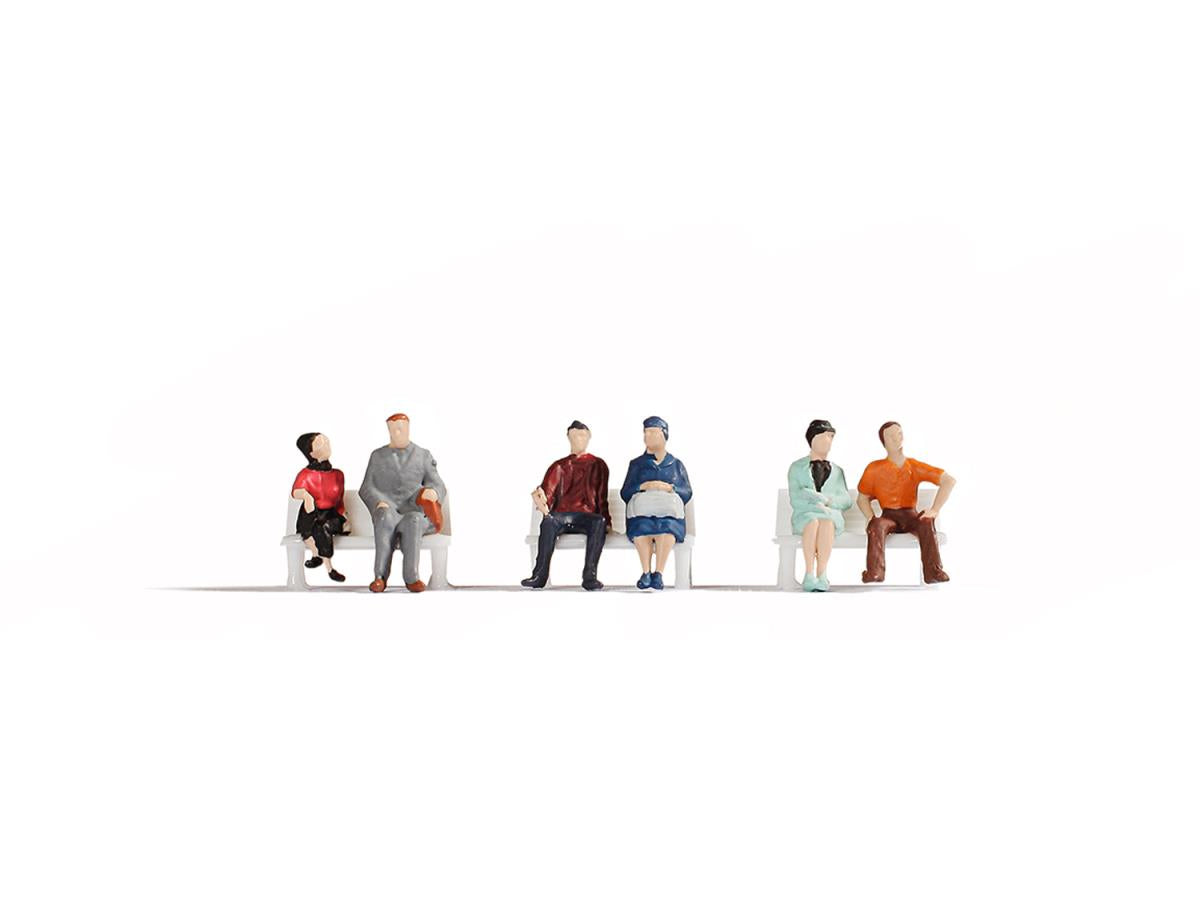 Gaugemaster Sitting People (6) Hobby Figure Set GM3910103 TT