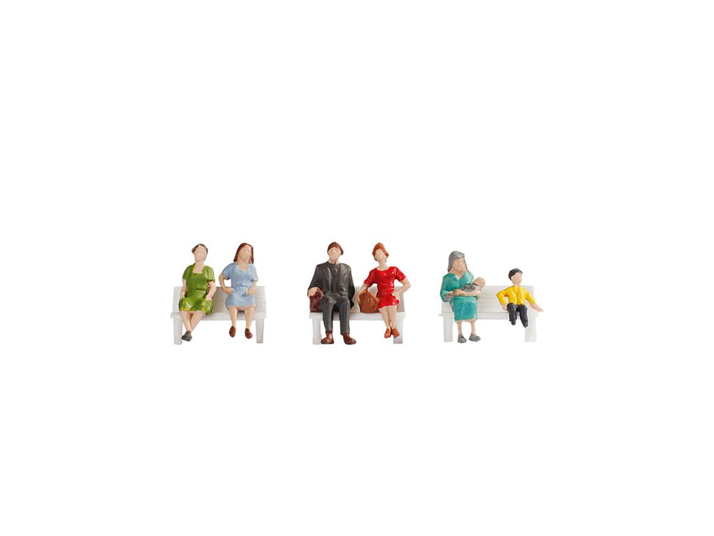 Gaugemaster Sitting People (6) Hobby Figure Set GM3910104 TT