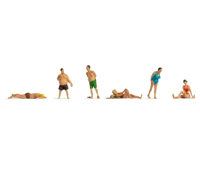 Gaugemaster Sunbathers (6) Hobby Figure Set GM3910106 TT