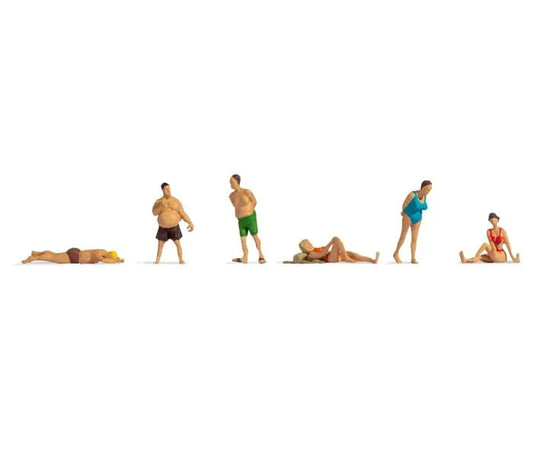 Gaugemaster Sunbathers (6) Hobby Figure Set GM3910106 TT