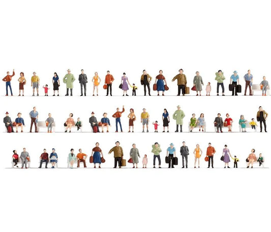 Gaugemaster People (60) Mega Economy Hobby Figure Set GM3910121 TT