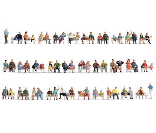 Gaugemaster Sitting People (60) Mega Economy Figure Set GM3910122 TT