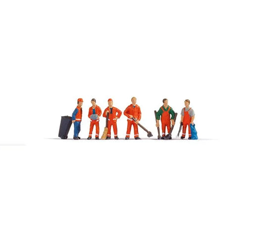 Gaugemaster City Cleaners (6) Figure Set GM3910151 TT