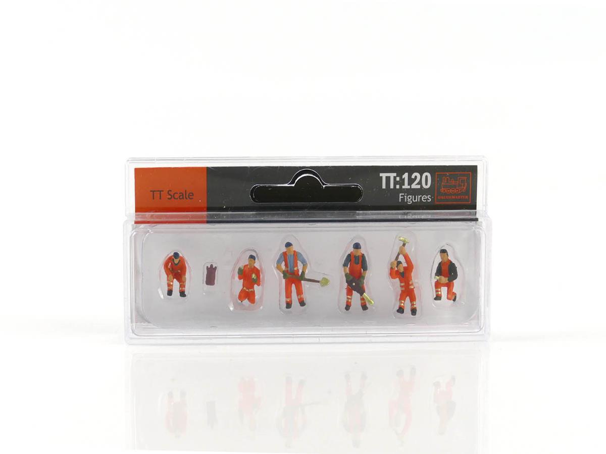 Gaugemaster Railway Track Workers (6) Figure Set GM3910154 TT