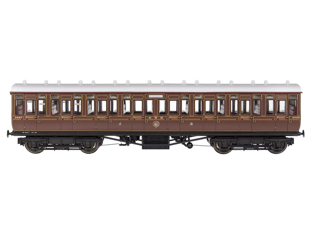 Gaugemaster GWR Toplight Coach Set (3) GWR Lined Crimson Pack A GM4310101