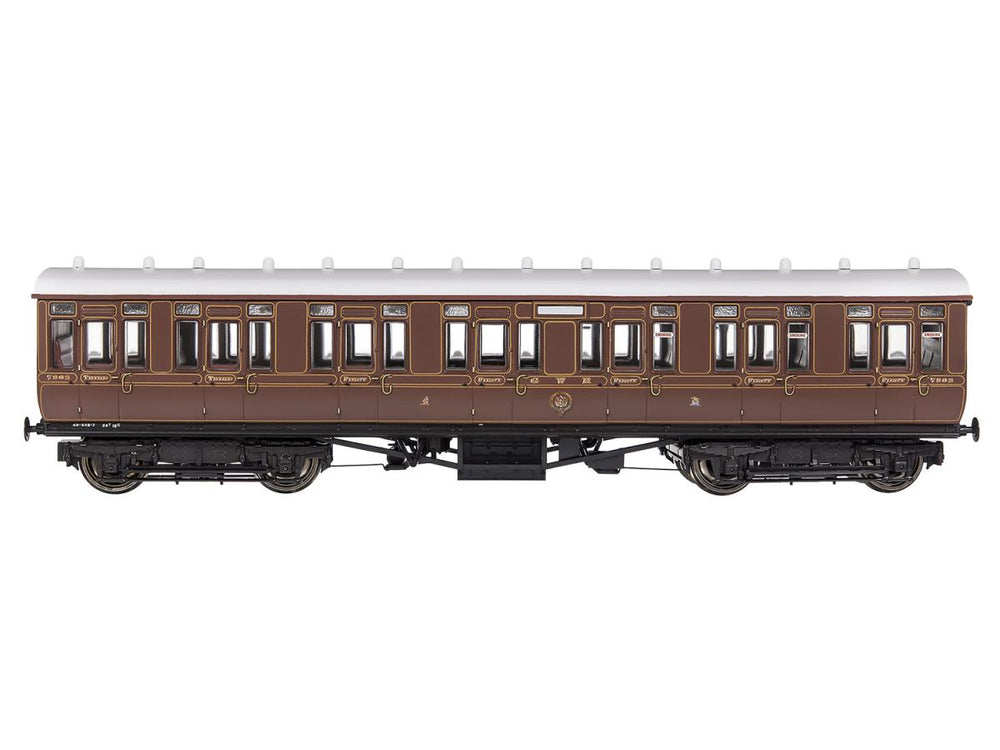 Gaugemaster GWR Toplight Coach Set (3) GWR Lined Crimson Pack A GM4310101