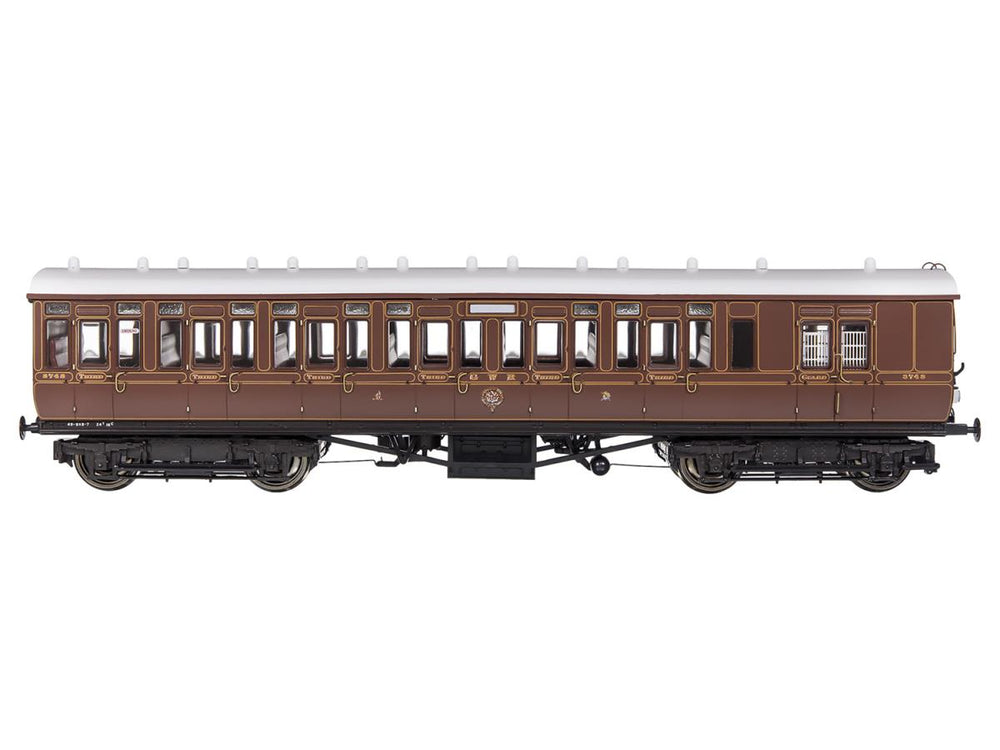 Gaugemaster GWR Toplight Coach Set (3) GWR Lined Crimson Pack B GM4310102